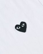 White T-Shirt Black Heart