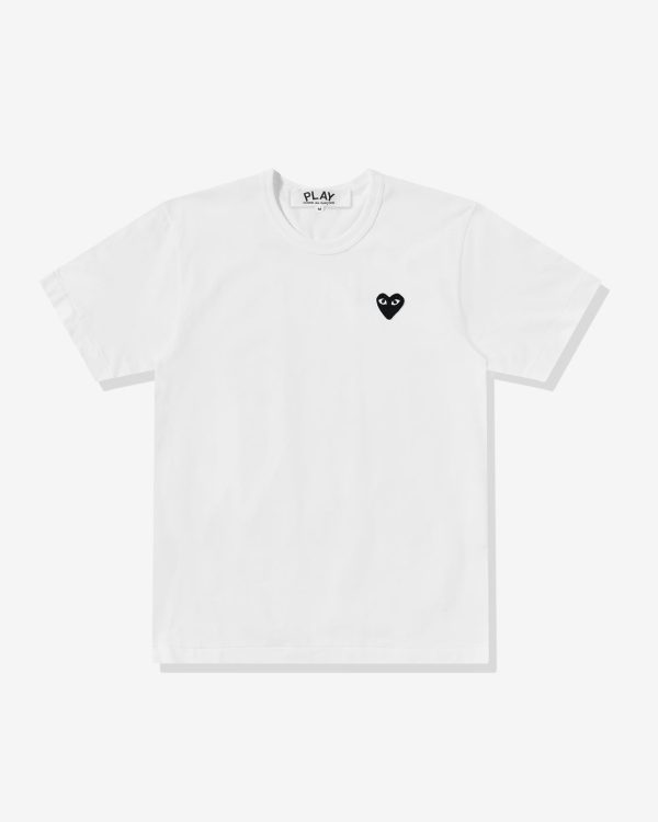 White T-Shirt Black Heart