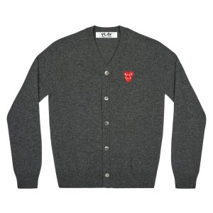 Double Eye Men’s Grey Cardigan