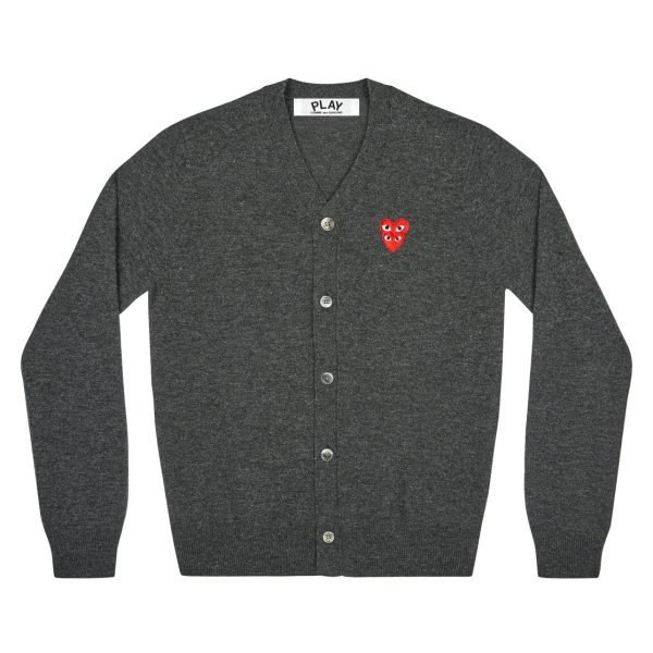 Double Eye Men’s Grey Cardigan