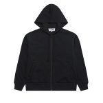 Hooded Zip Black Sweatshirt