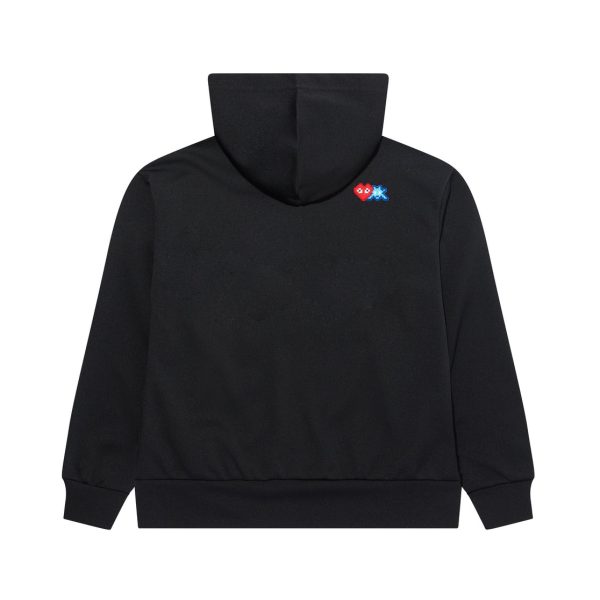 Hooded Zip Black Sweatshirt