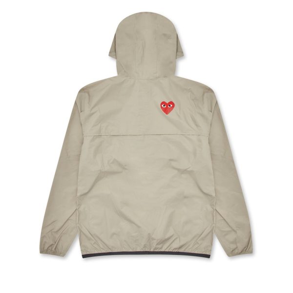 K-Way Half Zip Beige Jacket