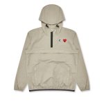 K-Way Half Zip Beige Jacket