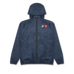 Navy K-Way Zip Jacket