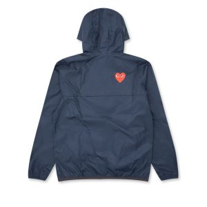 Navy K-Way Zip Jacket