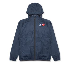 Navy K-Way Zip Jacket