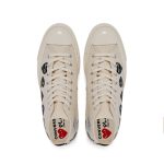 Multi Black Heart Chuck Taylor All Star '70 High Beige Sneakers