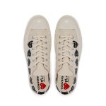 Multi Black Heart Chuck Taylor All Star '70 Low Beige Sneakers