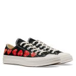 Multi Red Heart Chuck Taylor All Star '70 Low Black Sneakers