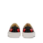 Multi Red Heart Chuck Taylor All Star '70 Low Black Sneakers