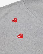 Multi Red Heart Logo Grey T-Shirt