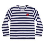 PLAY Long Sleeve Navy Stripe Rhinestone