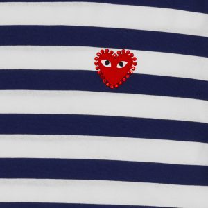 PLAY Long Sleeve Navy Stripe Rhinestone