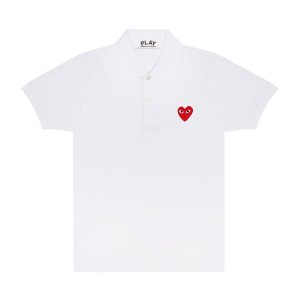 Red Polo White Shirt