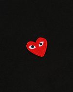Black T-Shirt Black Red Heart