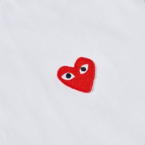 White T-Shirt Red Heart