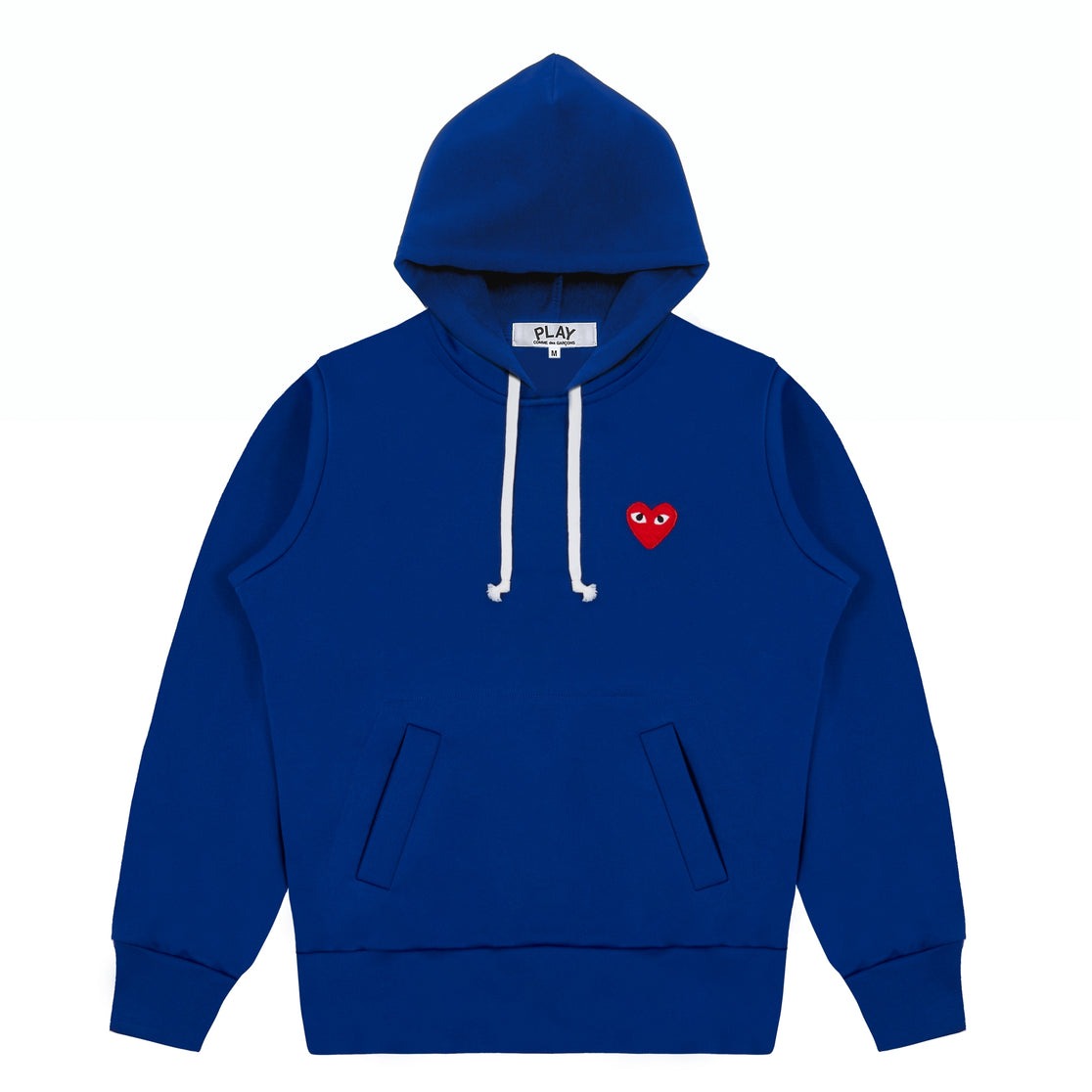 Single Heart Zip Navy Hoodie