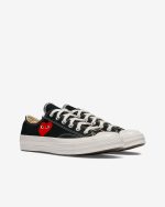 Red Small Heart All Star '70 Low Sneakers Black