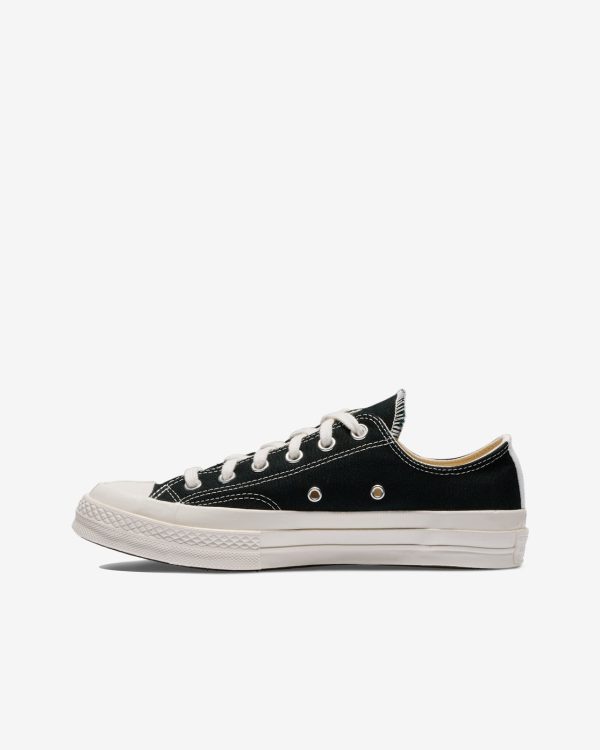 Red Small Heart All Star '70 Low Sneakers Black