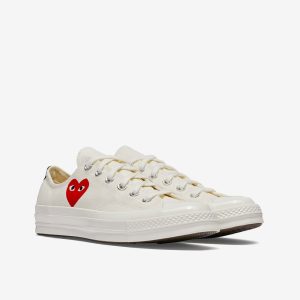 Red Small Heart All Star '70 Low Sneakers White