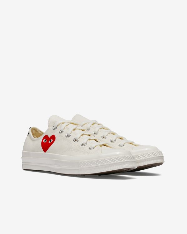 Red Small Heart All Star '70 Low Sneakers White