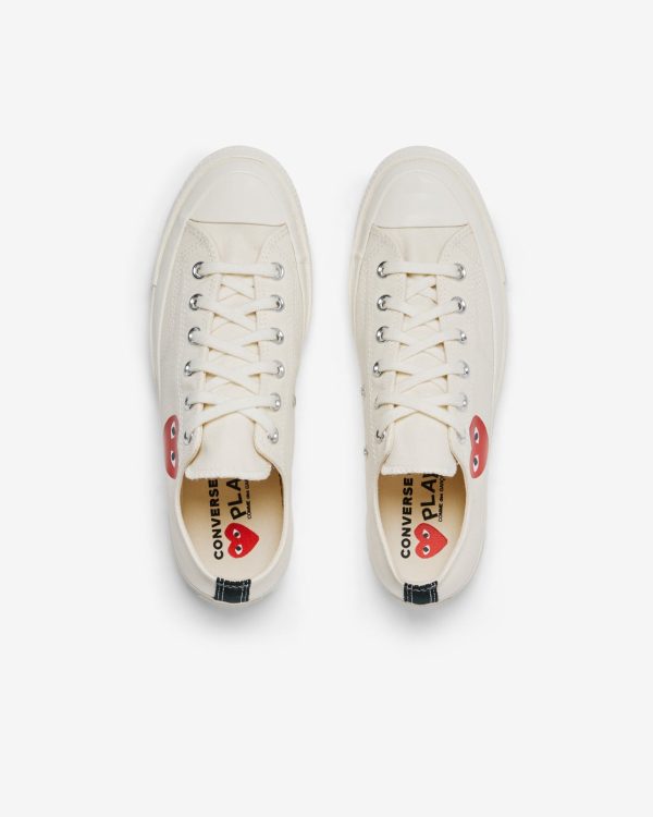 Red Small Heart All Star '70 Low Sneakers White