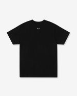Unisex Reverse Black Heart Black T-Shirt