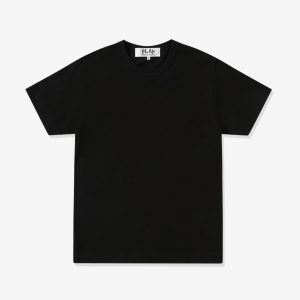 Unisex Reverse Red Heart Black T-Shirt