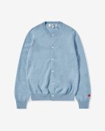 Women’s Lambswool Blue Cardigan