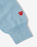 Women’s Lambswool Blue Cardigan