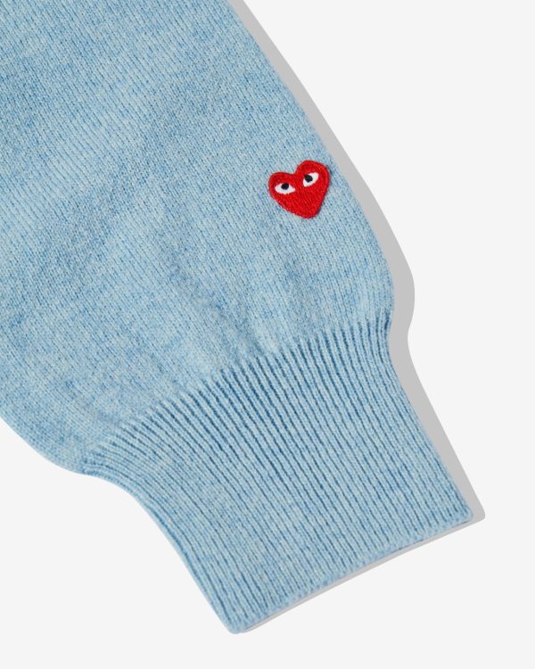 Women’s Lambswool Blue Cardigan