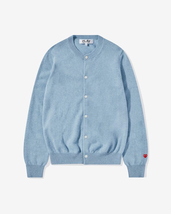 Women’s Lambswool Blue Cardigan