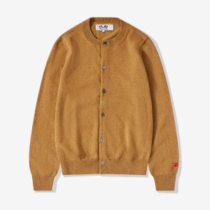 Women’s Lambswool Brown Cardigan