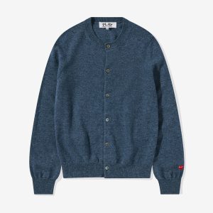 Women’s Lambswool Navy Cardigan
