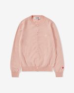 Women’s Lambswool Pink Cardigan