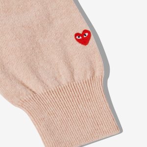 Women’s Lambswool Pink Cardigan