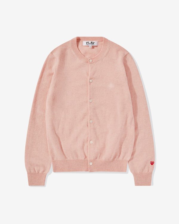 Women’s Lambswool Pink Cardigan