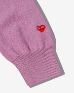 Women’s Lambswool Purple Cardigan