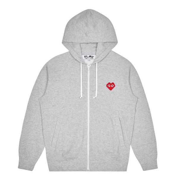 the Artist Invader Hooded Grey Sweatshirt