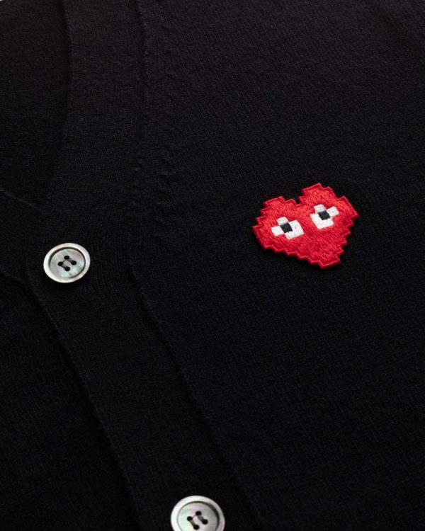 the Artist Invader Men’s Black Cardigan