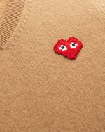 the Artist Invader Men’s V Neck Camel Sweater